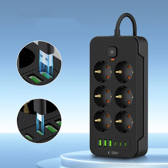 TECH-PROTECT PC6X6 POWER STRIP warehouse evk wh-evk Λάρισα
