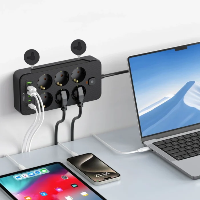 TECH-PROTECT PC6X6 POWER STRIP warehouse evk wh-evk Λάρισα