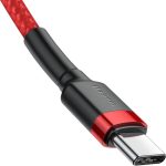 Baseus Cafule Braided USB 2.0 Cable USB-C male - USB-C male Κόκκινο 2m (CATKLF-H09) warehouse evk wh-evk Λάρισα