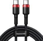 Baseus Cafule Braided USB 2.0 Cable USB-C male - USB-C male Κόκκινο 2m (CATKLF-AL91) warehouse evk wh-evk Λάρισα