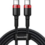 Baseus Cafule Braided USB 2.0 Cable USB-C male - USB-C male Κόκκινο 2m (CATKLF-AL91) warehouse evk wh-evk Λάρισα