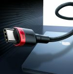 Baseus Cafule Braided USB 2.0 Cable USB-C male - USB-C male Κόκκινο 2m (CATKLF-AL91) warehouse evk wh-evk Λάρισα