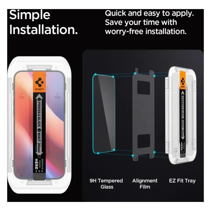 Spigen GLAS.tR ez Fit Apple iPhone 16 Pro Max warehouse evk wh-evk Λάρισα