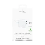 PURO Mini Travel Charger USB-A + USB-C 25W warehouse evk wh-evk Λάρισα