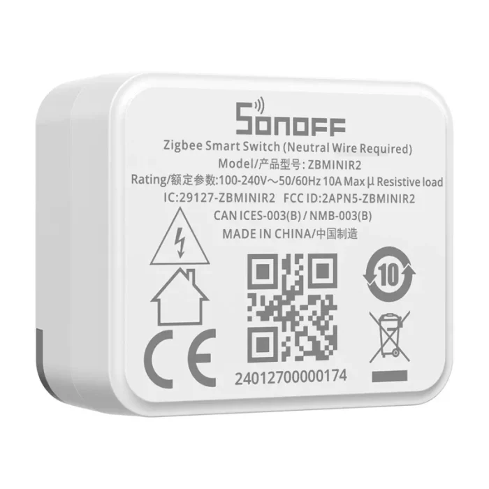 Έξυπνος διακόπτης ZigBee SONOFF warehouse evk wh-evk Λάρισα