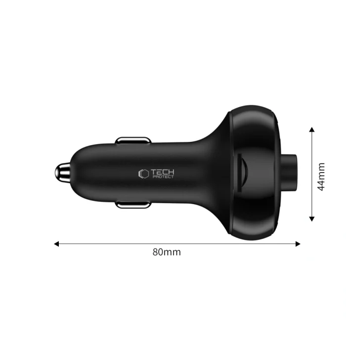 Tech-Protect CC06 3-port Car Charger warehouse evk wh-evk Λάρισα