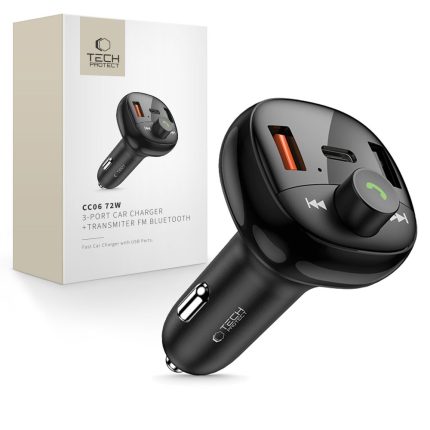 Tech-Protect CC06 3-port Car Charger warehouse evk wh-evk Λάρισα