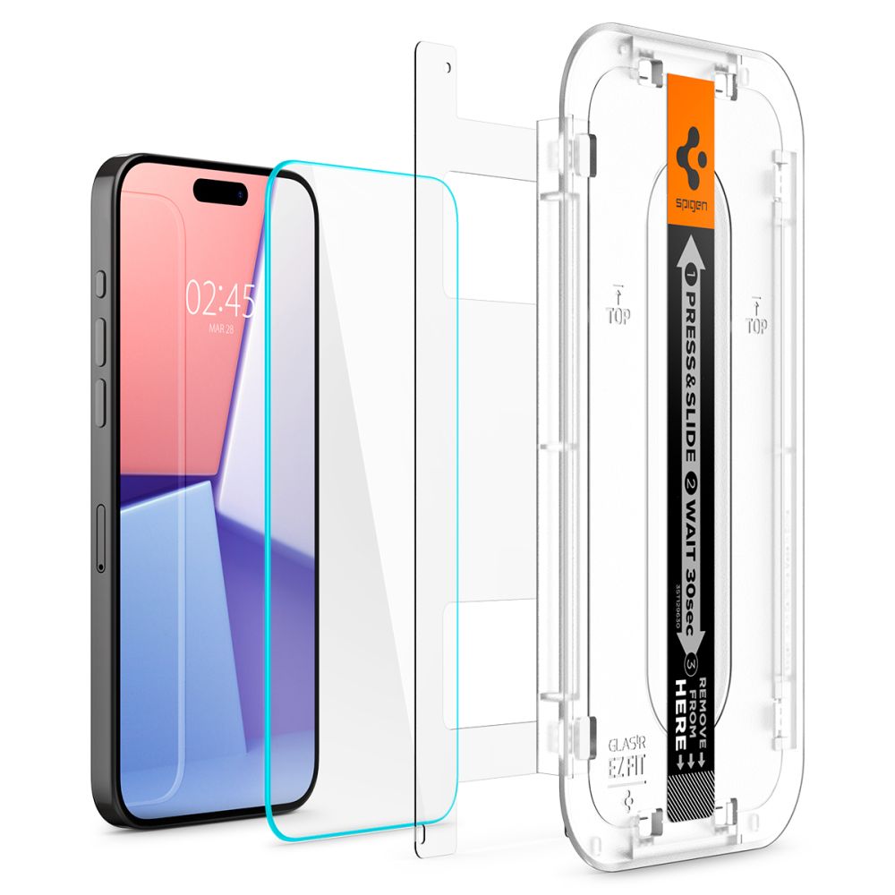 Spigen GLAS.tR ez Fit Apple iPhone 15 Pro Max warehouse evk wh-evk Λάρισα