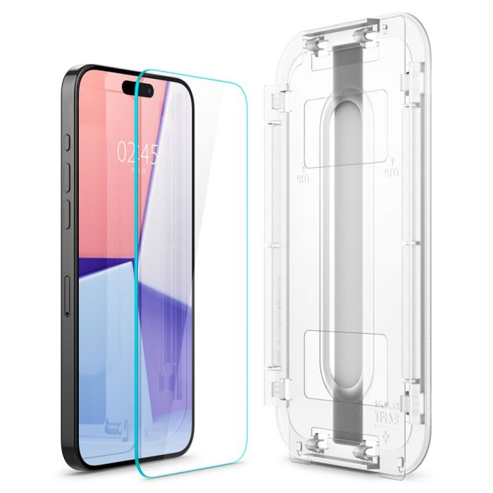 Spigen GLAS.tR ez Fit Apple iPhone 15 Pro Max warehouse evk wh-evk Λάρισα