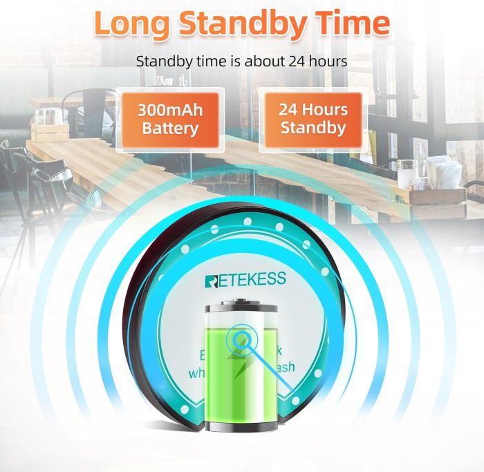 Σύστημα κλήσης πελατών Retekess TD167F με πομπούς για εστίαση & logistics warehouse evk wh-evk Λάρισα