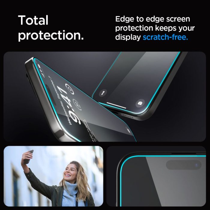Spigen GLAS.tR ez Fit Apple iPhone 15 Pro Max warehouse evk wh-evk Λάρισα