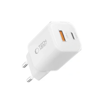 γρήγορος φορτιστής USB-C & USB-A 33W PD QC3.0 για κινητά και tablet warehouse evk wh-evk Λάρισα
