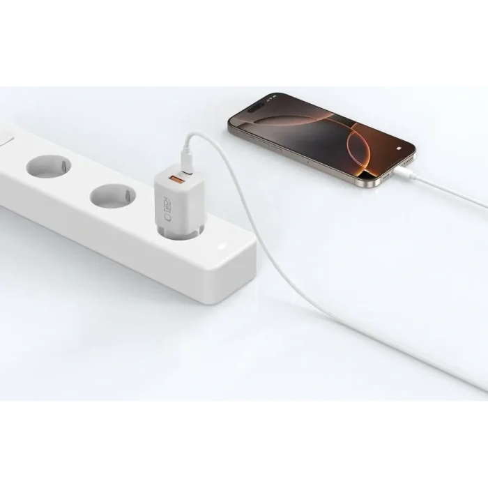 γρήγορος φορτιστής USB-C & USB-A 33W PD QC3.0 για κινητά και tablet warehouse evk wh-evk Λάρισα