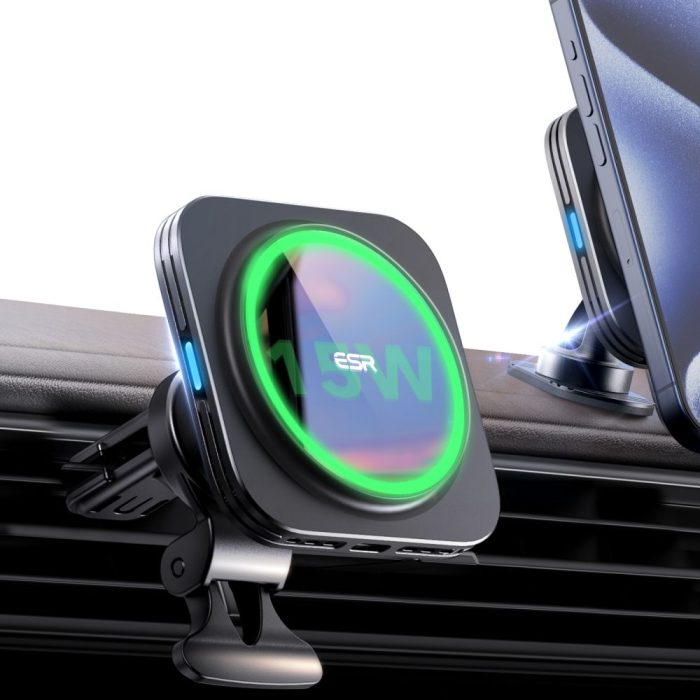 ESR Halolock QI2 μαγνητική βάση αυτοκινήτου ασύρματη φόρτιση MagSafe
