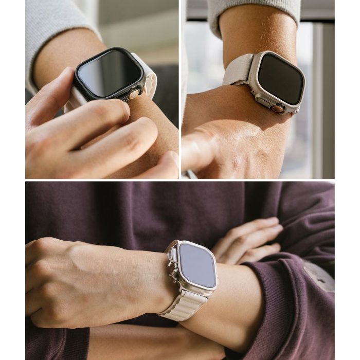Ringke Slim θήκη Apple Watch Ultra 49mm clear matte black σετ