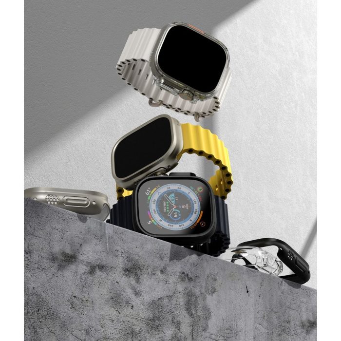 Ringke Slim θήκη Apple Watch Ultra 49mm clear titanium grey σετ