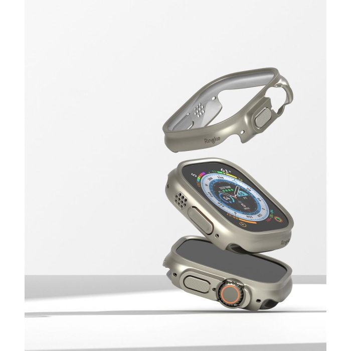 Ringke Slim θήκη Apple Watch Ultra 49mm clear titanium grey σετ
