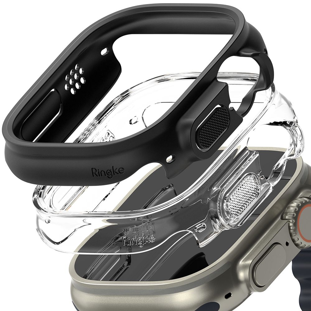 Ringke Slim θήκη Apple Watch Ultra 49mm clear matte black σετ