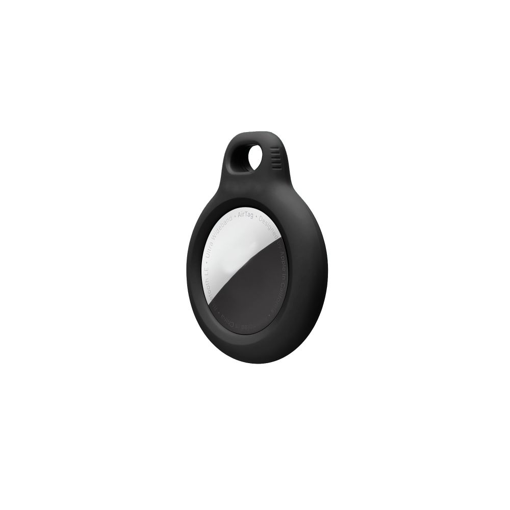 Tech-Protect Rough Chain Keychain Μαύρο για Apple AirTag (2 Τεμάχια)