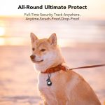 Tech-Protect Rough Chain Keychain Μαύρο για Apple AirTag (2 Τεμάχια)