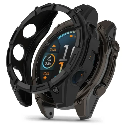 Θήκη Tech-Protect Defense Air για Garmin Fenix 8 47mm – Μαύρη