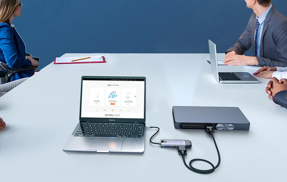 USB-C Hub Mcdodo HU-7740 6 σε 1 με HDMI και θύρες USB για laptop