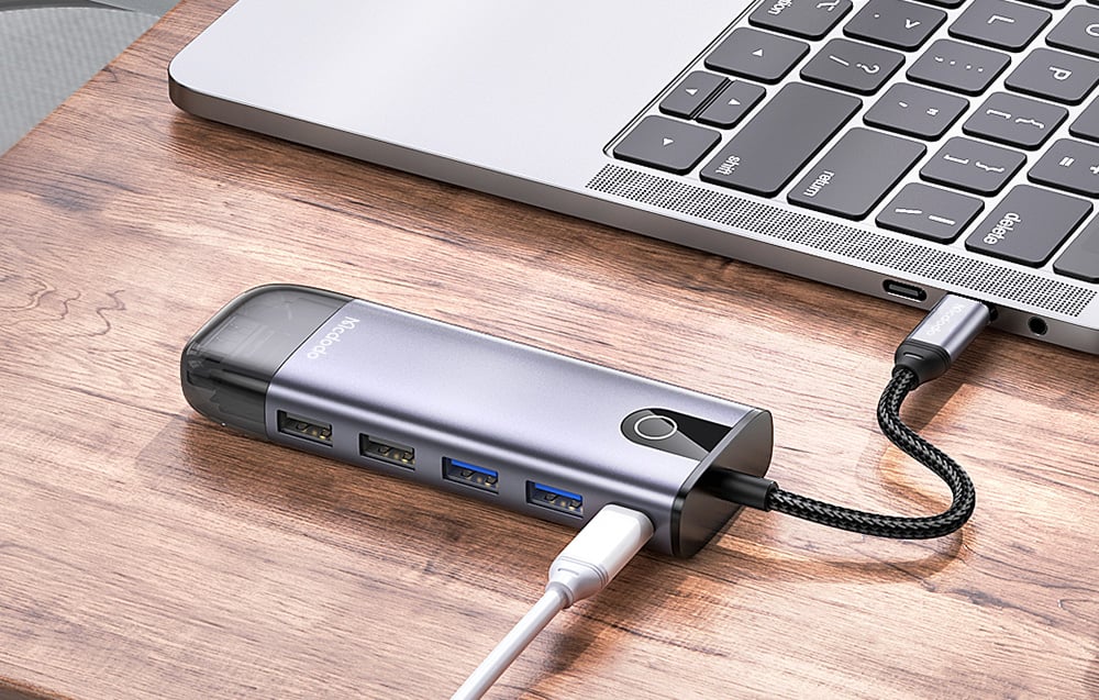 USB-C Hub Mcdodo HU-7740 6 σε 1 με HDMI και θύρες USB για laptop