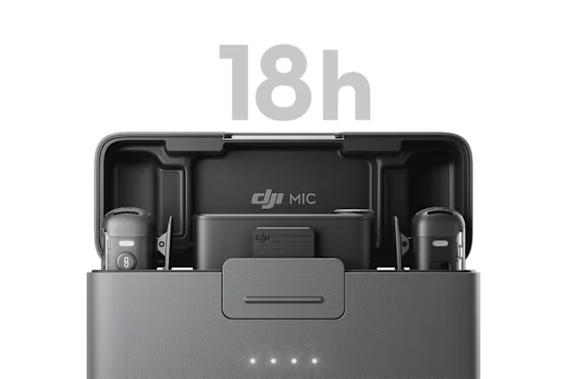 DJI Mic 2 ασύρματο μικρόφωνο με θήκη φόρτισης