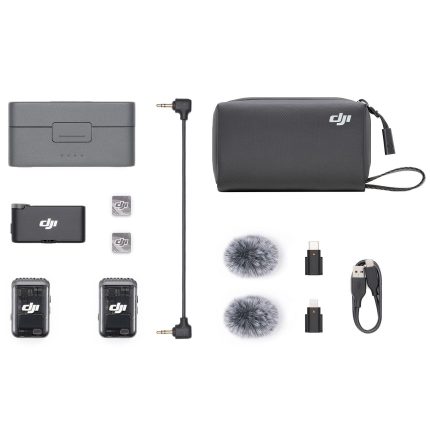 DJI Mic 2 με δύο πομπούς και δέκτη