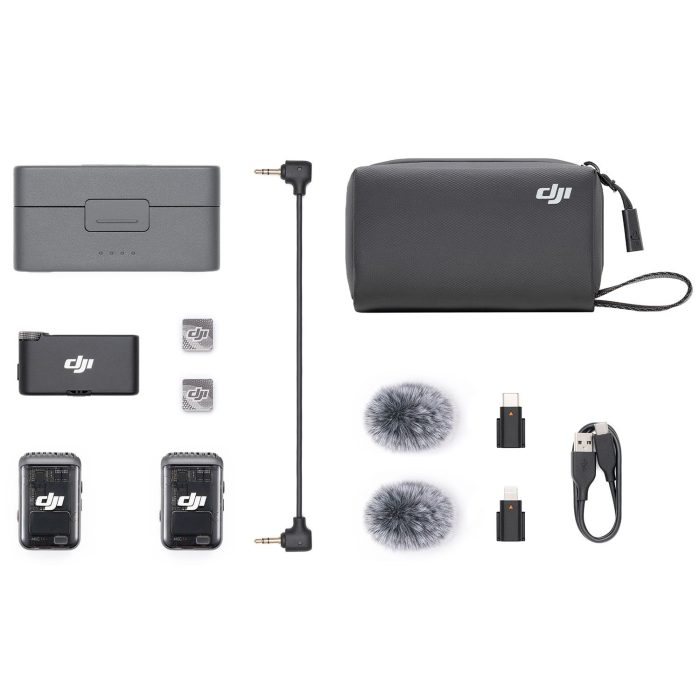DJI Mic 2 με δύο πομπούς και δέκτη