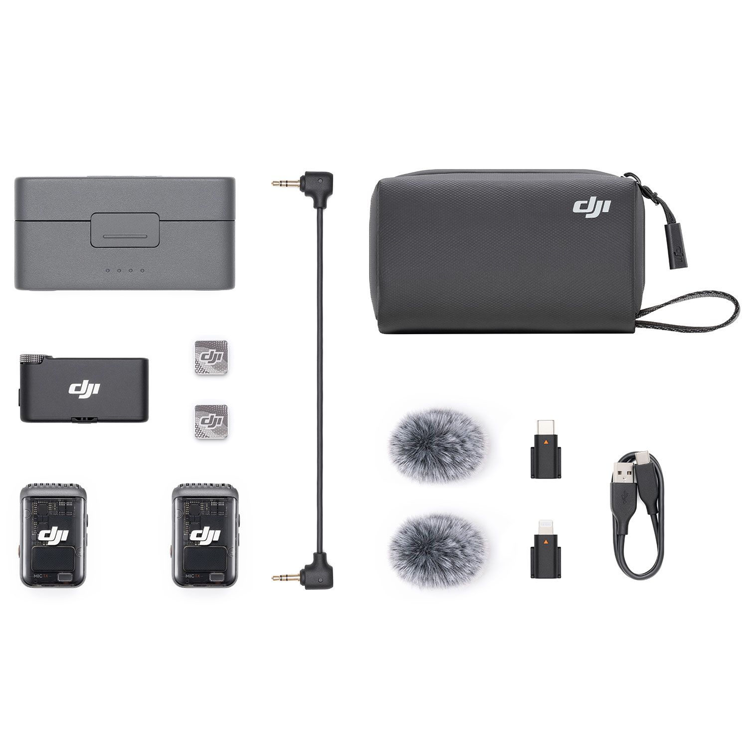 DJI Mic 2 με δύο πομπούς και δέκτη