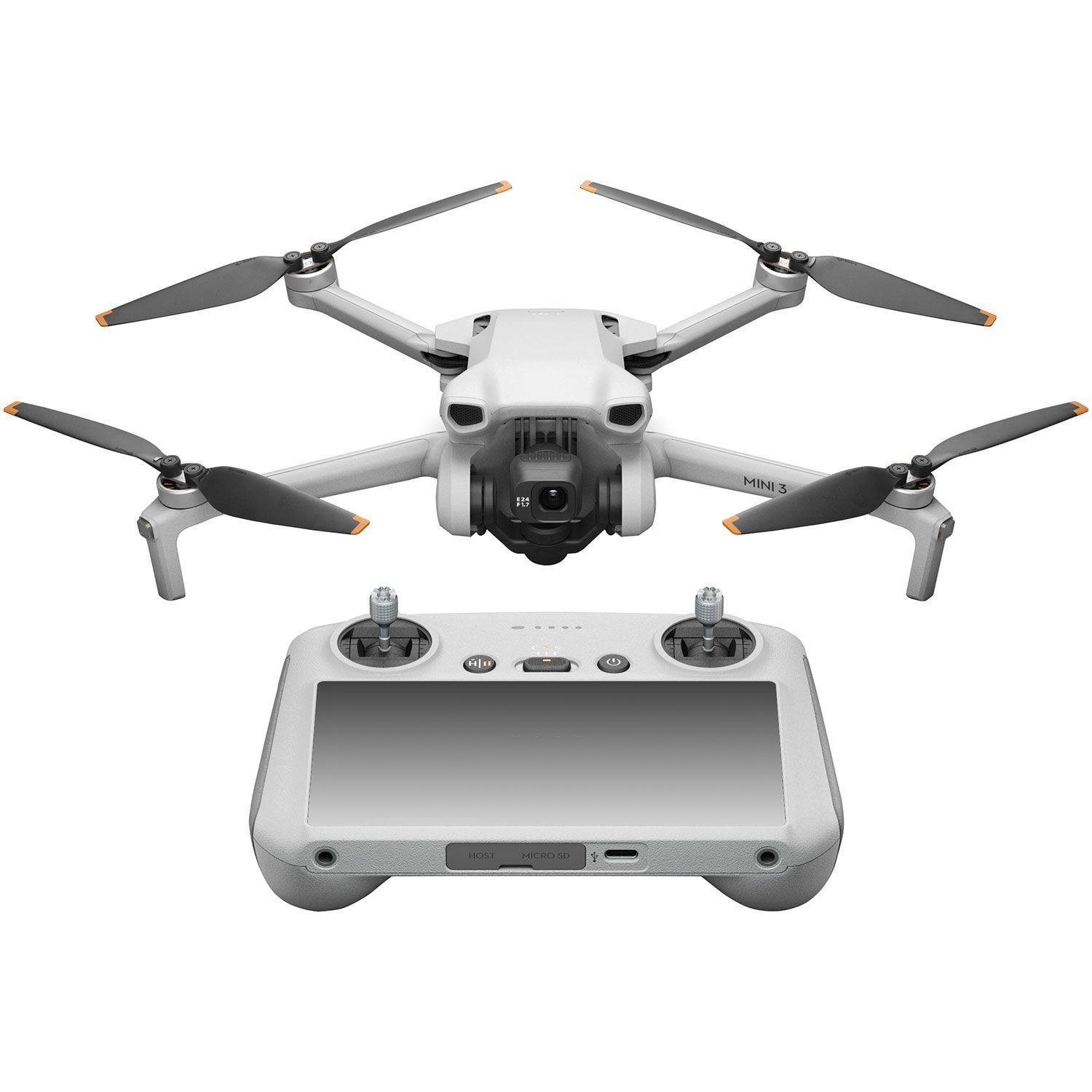 DJI Mini 3 Fly More Combo drone με τηλεχειριστήριο DJI RC