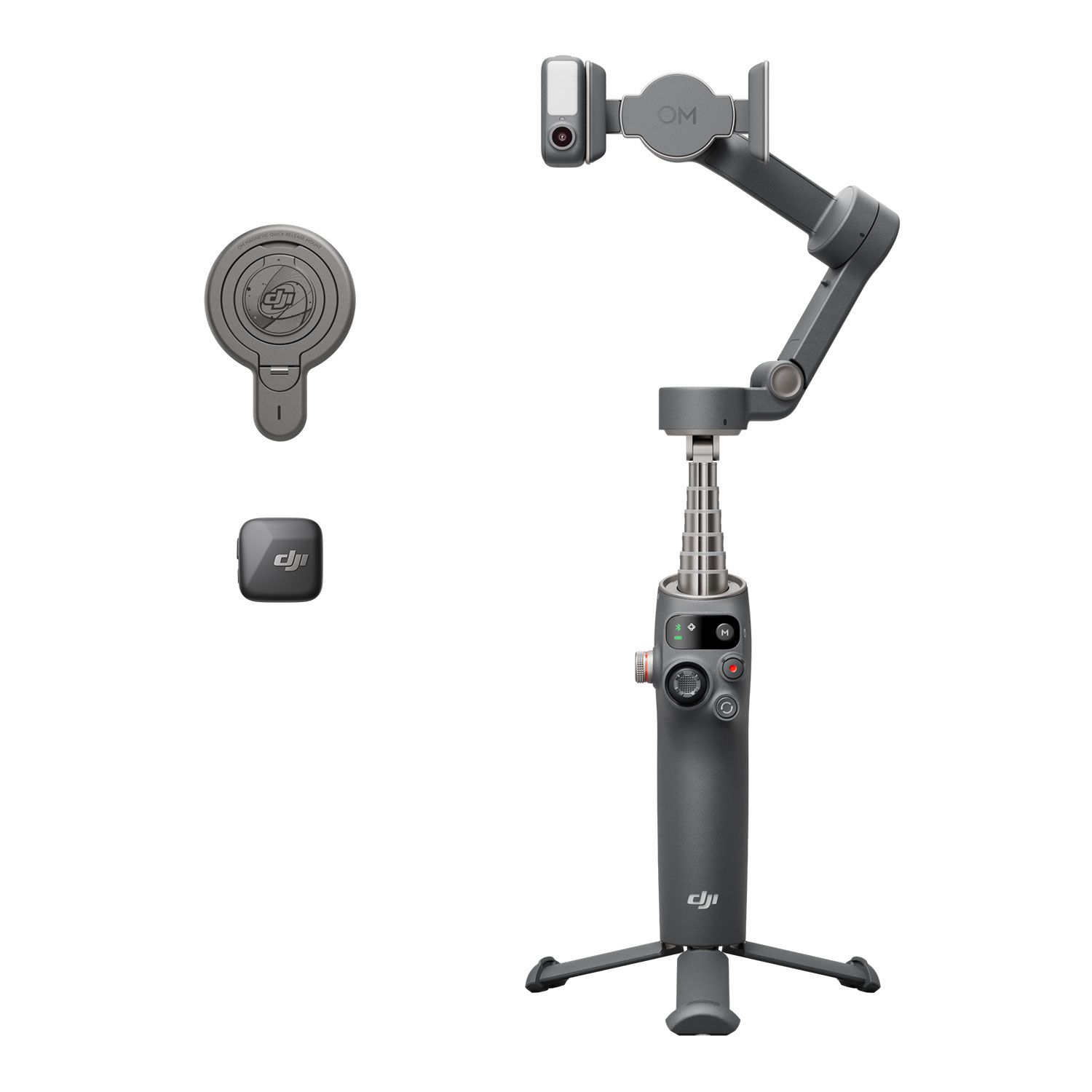 Gimbal DJI Osmo Mobile 7P με ράβδο επέκτασης και AI παρακολούθηση