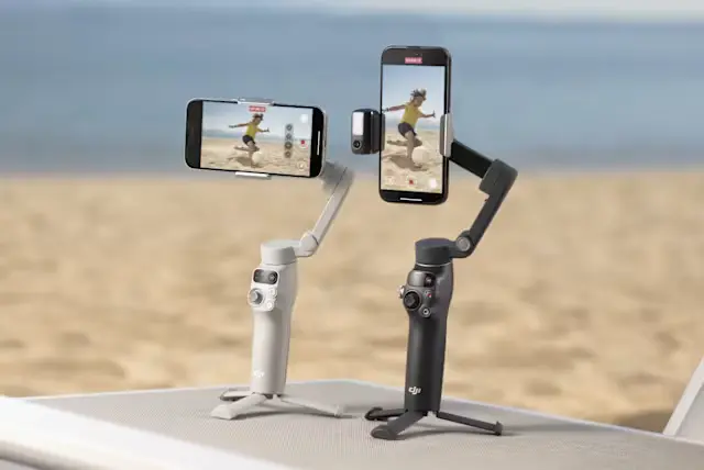 Gimbal DJI Osmo Mobile 7P με ράβδο επέκτασης και AI παρακολούθηση