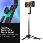 Spigen S571W MagSafe Bluetooth selfie stick τρίποδο μαύρο