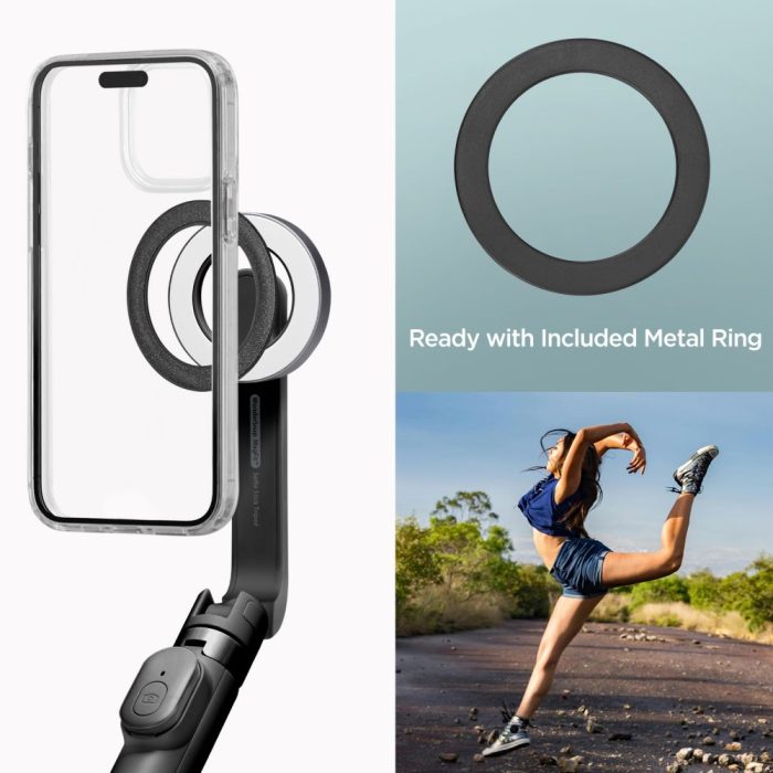 Spigen S571W MagSafe Bluetooth selfie stick τρίποδο μαύρο