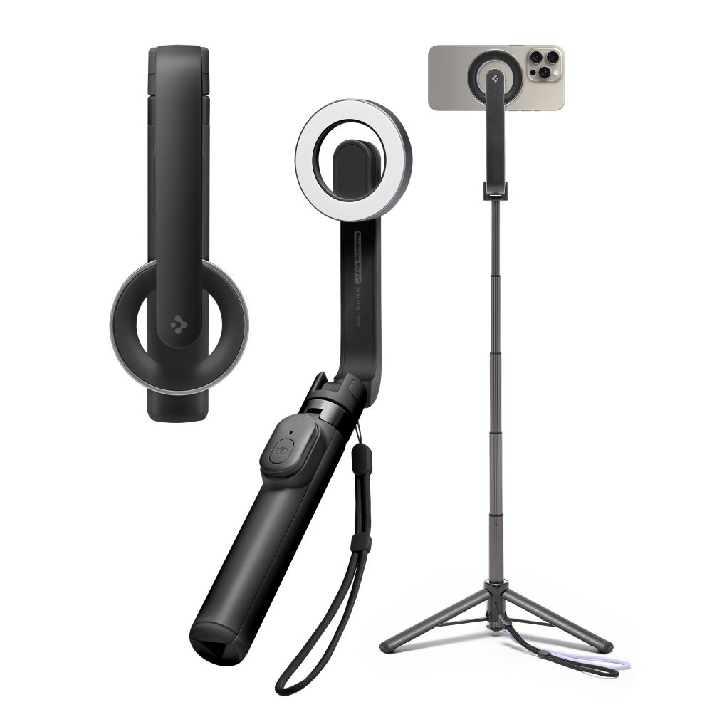 Spigen S571W MagSafe Bluetooth selfie stick τρίποδο μαύρο