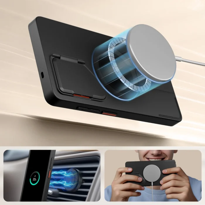 Tech-Protect Kevlar Aura MagSafe Samsung Galaxy S25 Ultra θήκη μπροστινή όψη