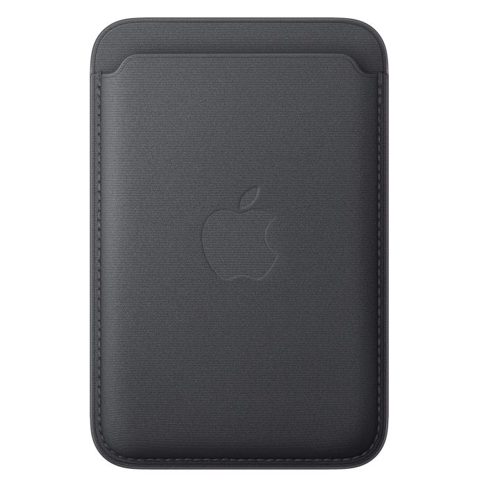 Apple iPhone FineWoven Wallet MagSafe Μαύρο – Εμπρόσθια όψη