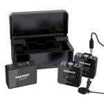 Neewer Wireless Microphone Set – Ασύρματο Σετ Lavalier Μικροφώνων με Διπλό Πομπό & Φορητή Θήκη Φόρτισης