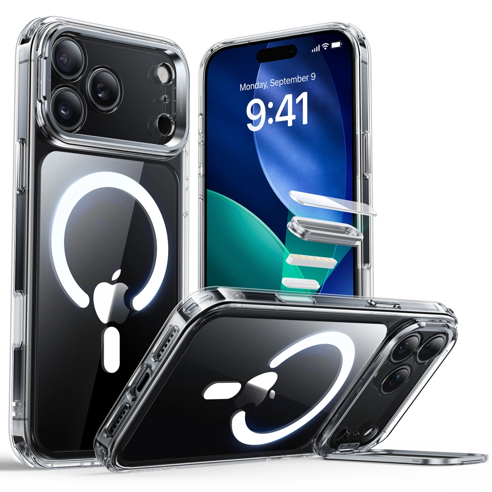 ESR Classic Hybrid Kickstand MagSafe θήκη iPhone 17 Pro Max διάφανη