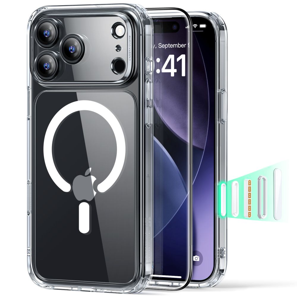 ESR Classic Hybrid MagSafe θήκη iPhone 17 Pro Max με tempered glass
