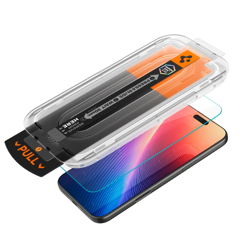 Spigen Glas.tR EZ Fit Pro Tempered Glass iPhone 17 Pro Max Clear
