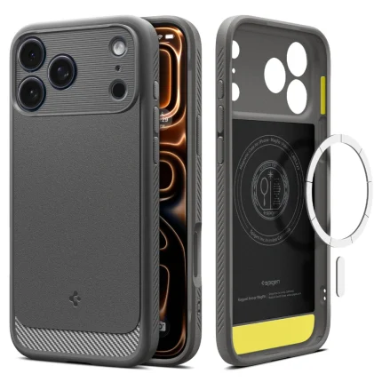 Spigen Rugged Armor MagSafe θήκη iPhone 17 Pro Max Grey