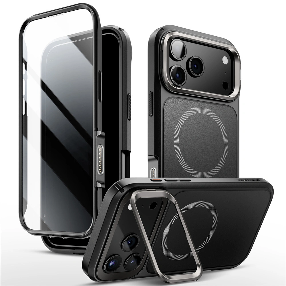 Supcase Ares Flip Mag MagSafe θήκη iPhone 17 Pro Max Black