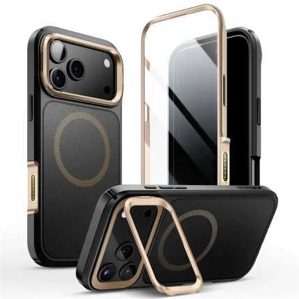 Supcase Ares Flip Mag MagSafe θήκη iPhone 17 Pro Max Desert Gold