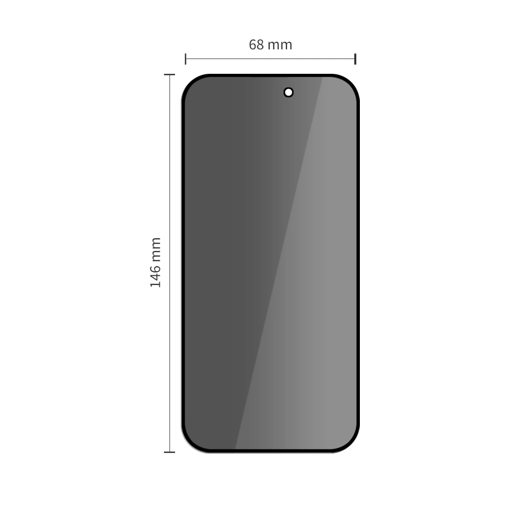 Προστατευτικό γυαλί απορρήτου για iPhone 17 Pro