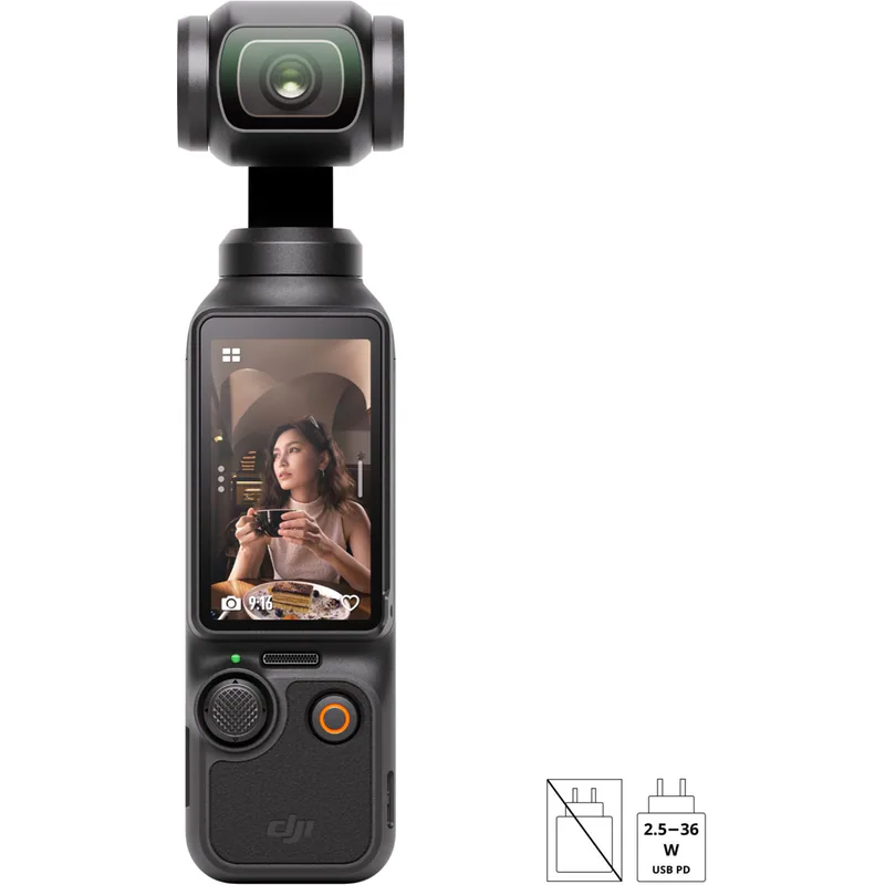 DJI Osmo Pocket 3 Action Camera Μαύρο – Σταθεροποιημένη Λήψη