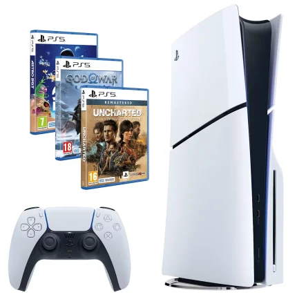 Sony PlayStation 5 + Astrobot + Uncharted Legacy of Thieves + God Of War Ragnarok