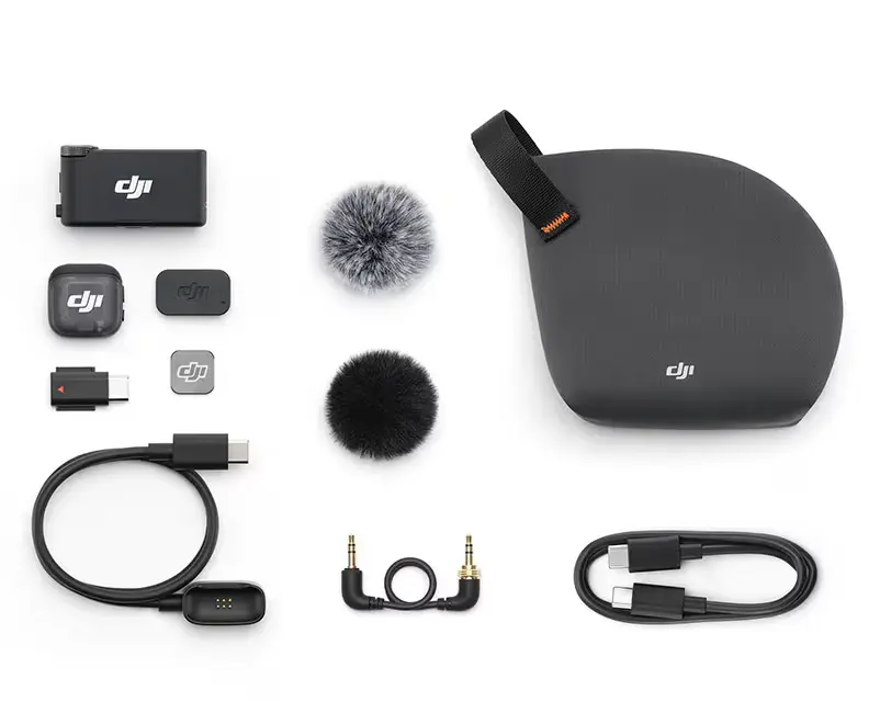 DJI Mic 3 ασύρματο μικρόφωνο πομπός και δέκτης